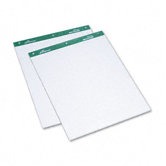 Envirotec Flip Chart Pads, Unruled, 20 X 25-1/2, 2 50-Sheet Pad/Pack