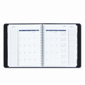 Triple View Weekly/Monthly Appointment Book, 6-7/8 x 8-3/4, Black, 2013
