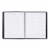 Unruled Monthly Planner, 8 x 10, Black, 2013