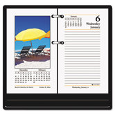 Full-Color Photographic Daily Desk Calendar Refill, 3-1/2w x 6h, 2013