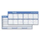 Horizontal Yearly Erasable Wall Planner