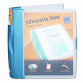 Silhouette Poly View Binder with Inside Pocket, 1-1/2" Capacity