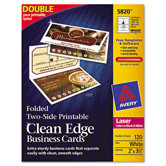 Edge Laser Business Cards, 120/Box