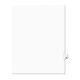 Avery-Style Legal Side Tab Divider, Title: 45, Letter, White, 25 per Pack