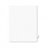Legal Side Tab Dividers, One-Tab, Title X, Letter, 25/Pack