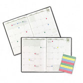 Self-Adhesive Removable Labels, 1/4in dia, Assorted Colors, 768/Pack