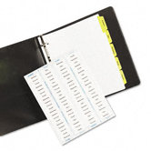 Index Maker Divider with Color Tabs, Yellow Five-Tab, Letter, Five Sets per Pack