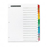 Office Essentials Office Essentials Table 'N Tabs Dividers, 1-15, Letter, Set