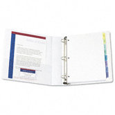 Index Maker Clear Label Contemporary Color Dividers, Eight-Tab, Five Sets/Pack