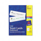 Tent Cards, 1 Card/Sheet, 50 Cards/Box