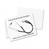 Printer Compatible Cards, 4-1/4 x 5-1/2, 2 per Sheet, 60 per Box with Envelopes