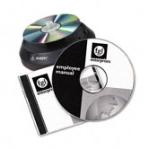 CD/DVD Design Kit, 40 Matte Labels & 10 Inserts for Laser Printer