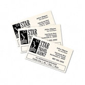 Clean Edge Laser Business Cards, 10/Sheet, 200/Pack