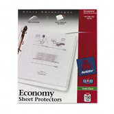 Top-Load Poly Sheet Protectors, Economy Gauge, Letter, 150/Box