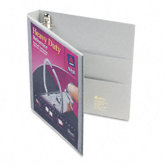 Nonstick Heavy-Duty EZD Reference View Binder, 1in Capacity
