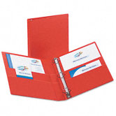 Heavy-Duty Vinyl Ezd Ring Reference Binder, 1" Capacity