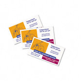 Inkjet Magnetic Business Cards, 2 x 3-1/2, White, 10 per Sheet, 30 Cards/Pack