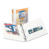 Economy Reference View Ring Binder, 2" Capacity, White