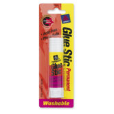 Permanent Glue Stic, .26 oz., Washable, White
