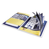 Presentation Books, 24 Pages, 9-1/2"x11-1/2", Blue