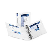Durable Slant Easy Insert Ring View Binder, 2in Capacity, White