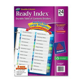 Table of Contents Divider (Set of 24 Tabs)