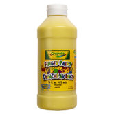Washable Finger Paint 16oz Orange