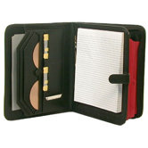 Deluxe Leather-Look Writing Pad and File Holder
