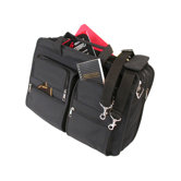 Lightweight Microfiber Zip Wrap Handle Briefcase