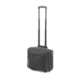 Stay-Open Rolling Laptop Business Briefcase