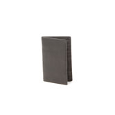 Full Grain Drum Dyed Leather Card Caddy Wallet
