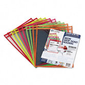Stitched Neon Shop Ticket Holder (10/Pack)