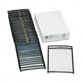 Stitched Both Sides Clear Shop Ticket Holders, 5 X 8 (25/Box)