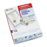 C-Line Quick Cover Laminating Folders (25/Pack)