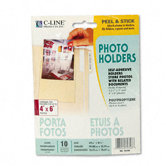 Peel & Stick Photo Holders for 3X5 & 4 X 6 Photos (10/Pack)