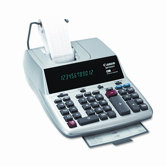MP25DVS Two-Color Ribbon Printing 12-Digit Calculator, Silver
