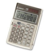 Handheld Calculator, 12-Digit, Dual Power, 3-1/8"x4-3/4"x5/8"
