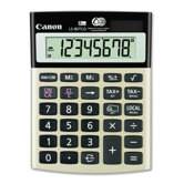 8-Digit Calculator, Dual PoWhiter, 4-1/8"x5-1/2"x1-1/3", Black