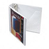 Clearvue Premium Slant-D Vinyl Presentation Binder, 2" Capacity