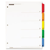 Traditional Onestep Index System, 5-Tab, 1-5, Letter (Set of 5)