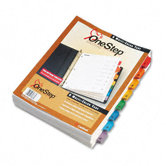 Quickstep Onestep Bulk Index System, Title: 1-8, Letter (24 Sets/Box)