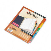 Traditional Onestep Index System, 15-Tab, 1-15, Letter (Set of 15)