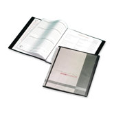 Presentation Book, 12 Pockets, 11"x8-1/2", Black