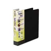 Spinevue EasyOpen Locking Slant-D Ring Binder, 1-1/2in Capacity, Black