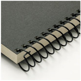 Carla Craft 12" 9mm Binding System Spiral Ring in Black