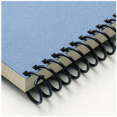 Carla Craft 12" 9mm Binding System Spiral Ring in Navy Blue