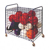 Lockable Ball Storage Cart, 24-Ball Capacity
