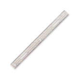 Ruler, Plastic, 12", Double Beveled Edge, Clear