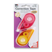Correction Tape, Nonrefillable, 1296" L, White Tape
