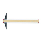 Wood T-Square, Clear/Natural/Black, 24" or 36" Long